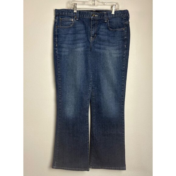 Calvin Klein Denim - Calvin Klein Womens Bootcut Jeans Size 32/14 Blue Denim 30” Inseam